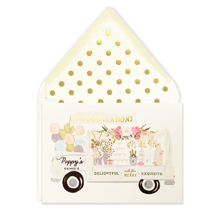 Congratulations CardCongratulations Party Truck Card