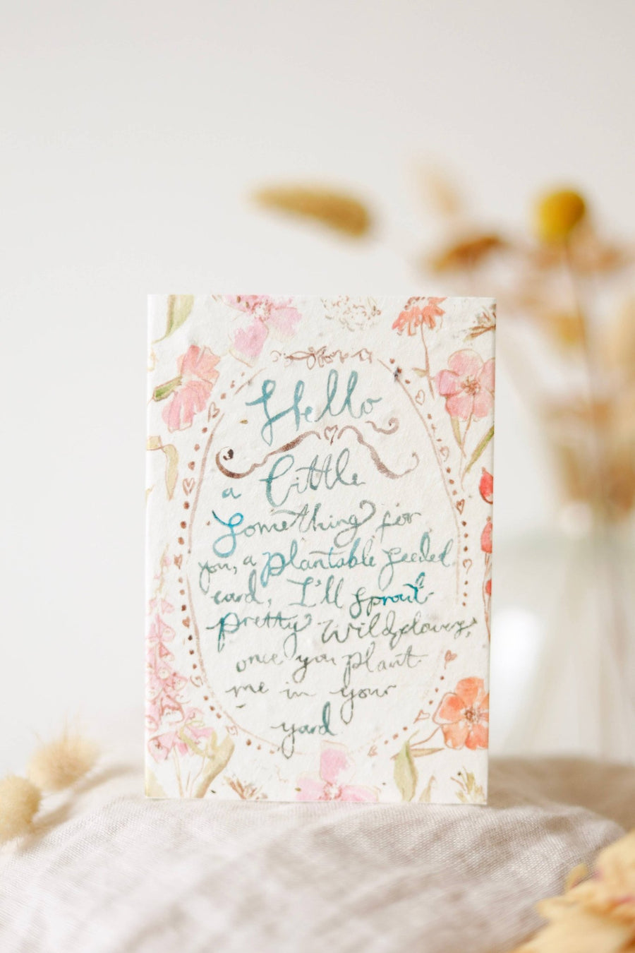 CardsHello Poem Plantable Card