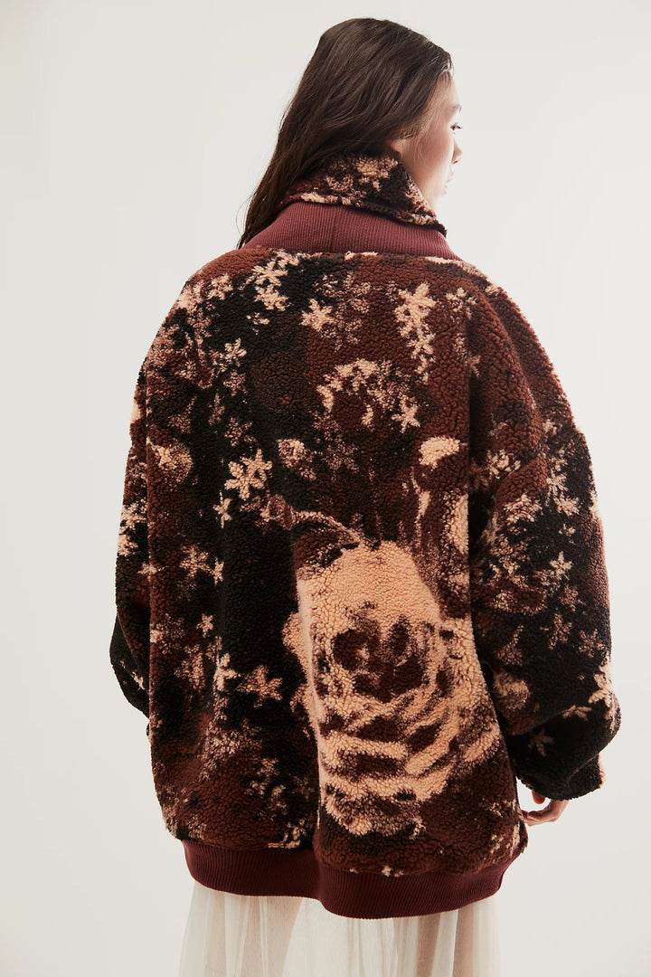 Free People JacketRosie Printed Sherpa Jacket | Free People