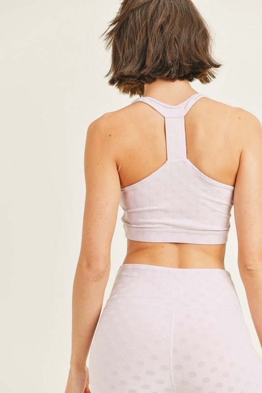 ActivewearTextured Polkadot Jacquard Set