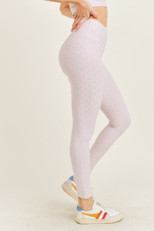 ActivewearTextured Polkadot Jacquard Set