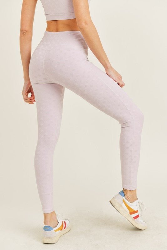 ActivewearTextured Polkadot Jacquard Set