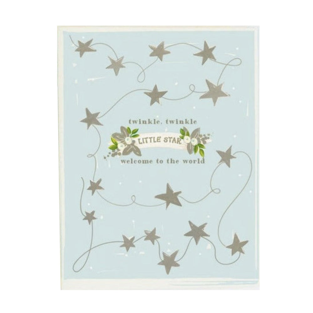 Baby CardTwinkle Twinkle, Little Star Blue Card