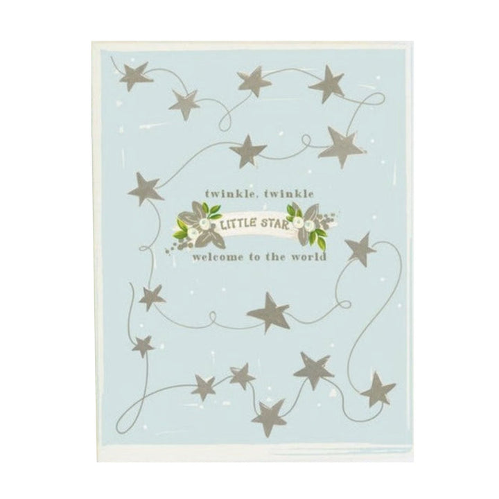 Baby CardTwinkle Twinkle, Little Star Blue Card
