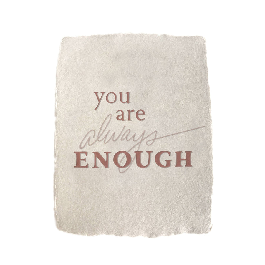 CardYou are Enough Card